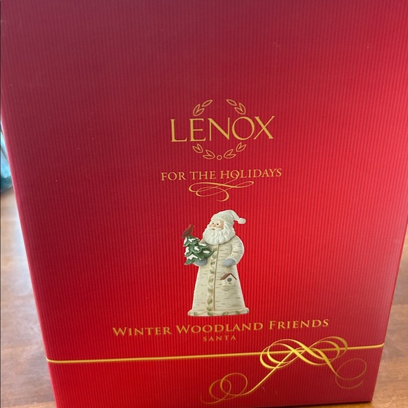 Lenox Winter Woodland Santa with Red Cardinal - Picture 5 of 7